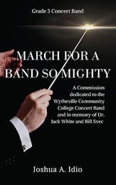 March For a Band So Mighty Concert Band sheet music cover